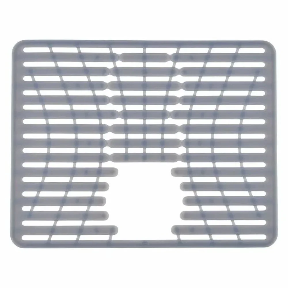 NEW OXO Flexible Heat Resistant Mesh Soft Silicone Large Sink Mat Pots Pans Dish